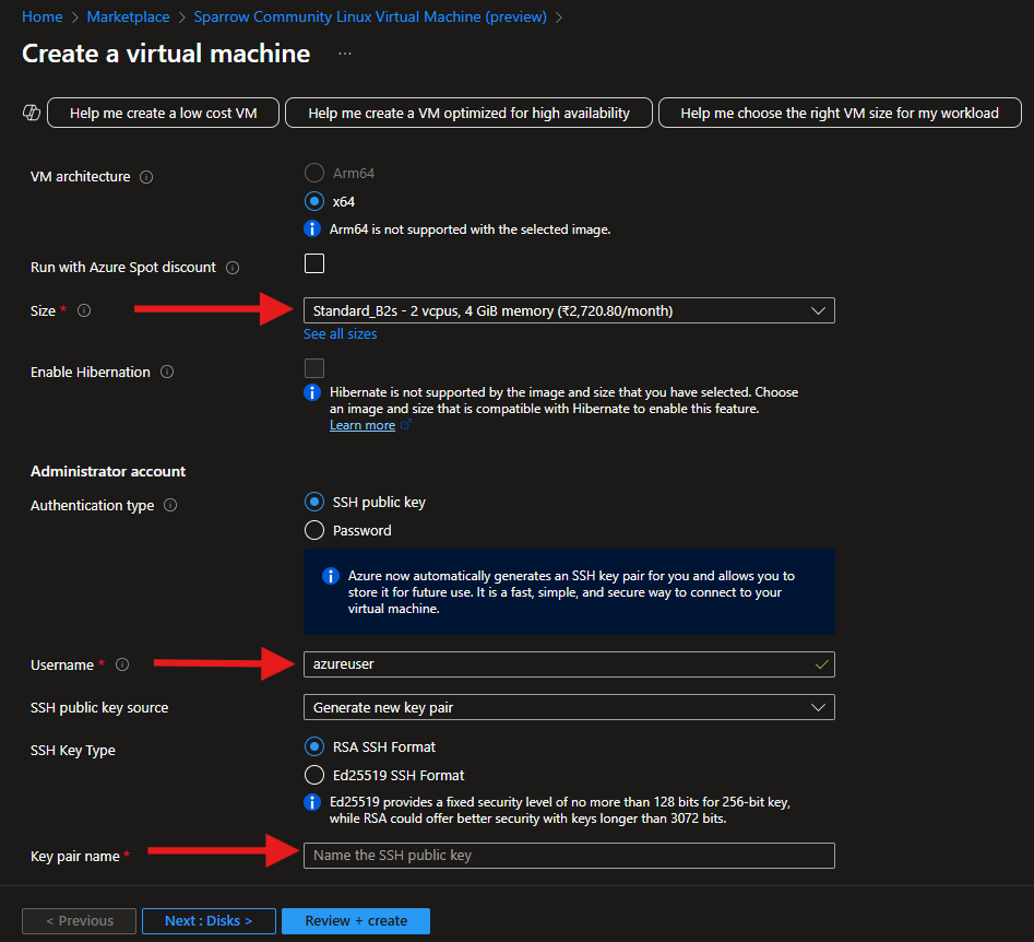 Additional Options